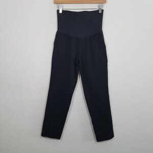 A Pea in the Pod Maternity Pull-On Stretch Pants Black Size XS